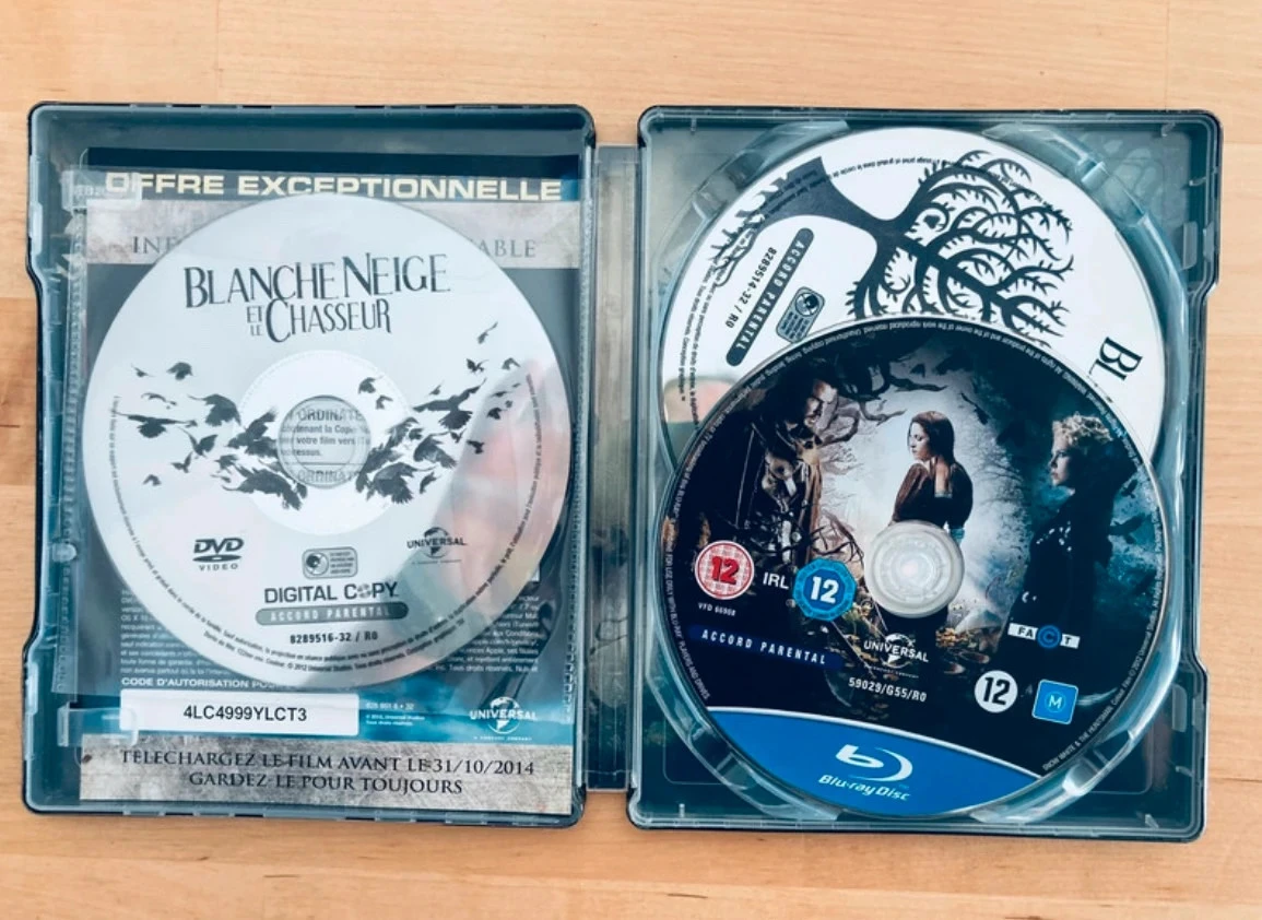 Snow White and the Huntsman Steelbook Blu-ray DVD. – photo 3